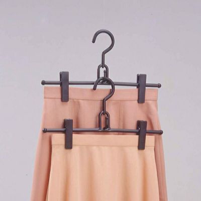 S&Fリレースカートハンガー2P BK