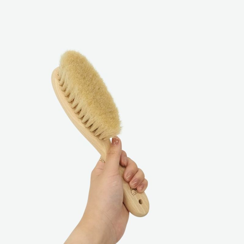 アートブラシ　洋服ブラシ オーバル 桐箱入り