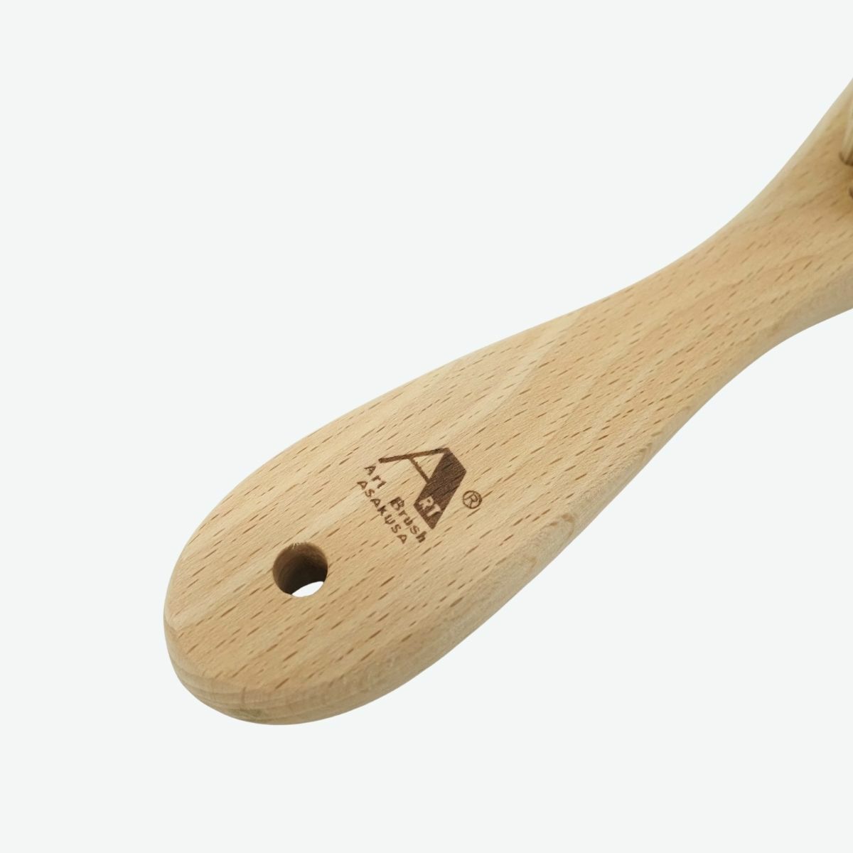 アートブラシ　洋服ブラシ オーバル 桐箱入り