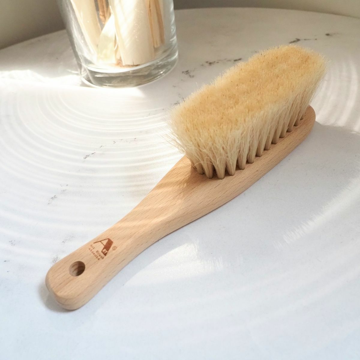 アートブラシ　洋服ブラシ　スクエア 桐箱入り