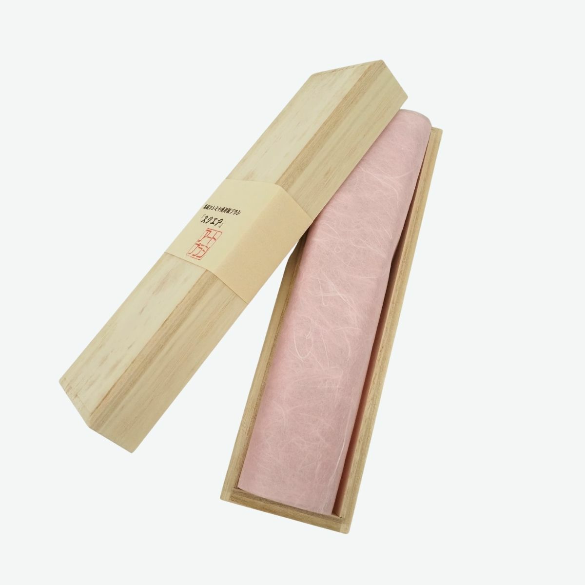 アートブラシ　洋服ブラシ　スクエア 桐箱入り