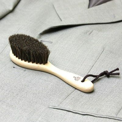 NAGASHIOオリジナル 洋服ブラシ ウール用 カシミア用 馬毛