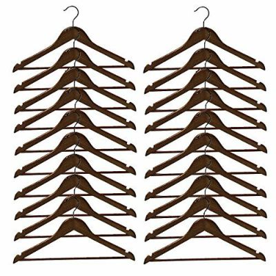 ハンガー木製 スーツ メンズ セット EC-70 木製ハンガー バータイプ 20本セット 42ｃｍ】 HANGER 女性 婦人