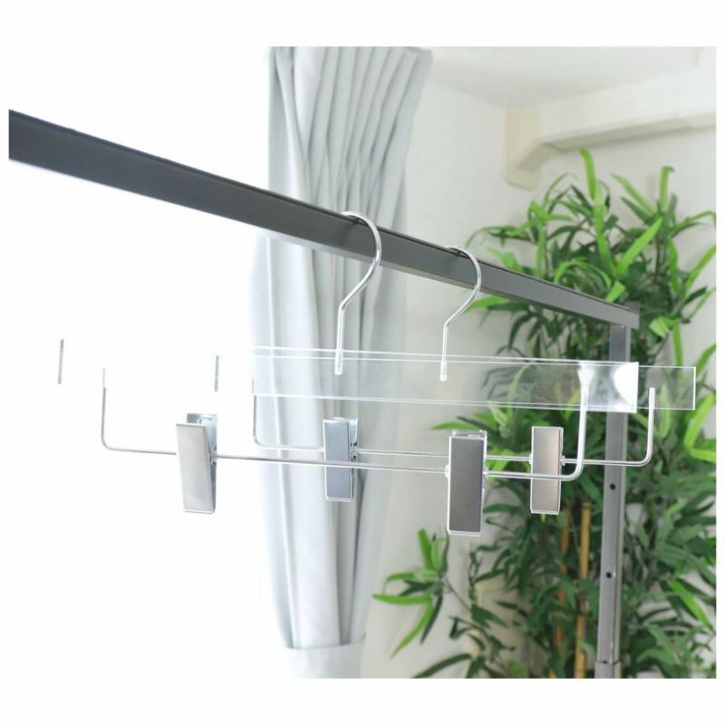 アクリルハンガー レディースジャケットハンガー　透明　W38cm T4cm